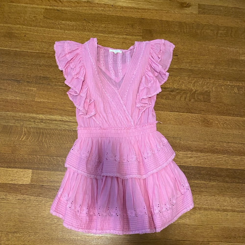 LOVESHACKFANCY Gwen Heritage Mini Dress
